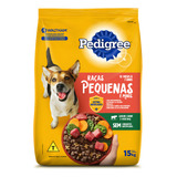 Mars Petcare Pedigree Cães Adultos Raças Pequenas Cachorro Adulto - Pequena - Carne/vegetais - 15 Kg - 15 Kg - Sacola - Seca - Unidade - 1