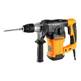 Martelete Eletropneumático Deko Profissional Dkrh32ld15 Preto E Amarelo Frequência De 50hz/60hz Com 1500w De Potência 220v