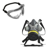 Mascara 1/4 +filtro Voga Alltec +1 Óculos De Proteção Spider