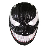 Mascara Carnaval Venom Vilão Coslplay Fantasia Spider Man Cor Preto