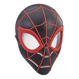 Máscara Clássica Miles Morales - Hasbro E3662 Avengers Cor Vermelho Com Preto