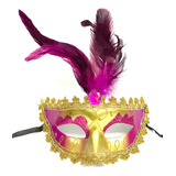 Máscara De Carnaval Veneziana Festa Baile Fantasia Luxo