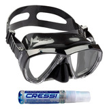 Máscara De Mergulho Cressi Big Eyes + Anti Fog Sea Gold