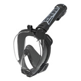 Máscara De Mergulho Snorkeling Fullface Cressi Duke Action Cor Preto