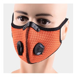 Máscara De Proteção Esportiva Facial 1fit Cor Laranja Tamanho Único