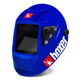Máscara De Solda Com Escurecimento Automático Bs120 Boxer Cor Azul Liso