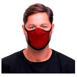 Máscara Fiber De Proteção Esportiva Knit Sport - Vermelho Tamanho G