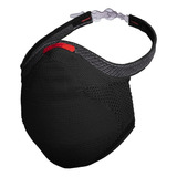 Máscara Fiber Knit De Proteção 3d Reutilizável Com Refil Cor Preto Tamanho P