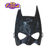 Máscara Iantil Plástico Herói Dc Comics Batman - Cor Preto
