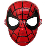 Máscara Infantil Plástico Herói Marvel Homem Aranha Cor Vermelho