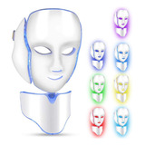Máscara Led Rosto Pescoço Anti Rugas Acne Remoção Máquina