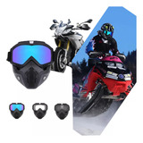 Máscara Óculos Proteção Motociclista Bike Motocross Capacete