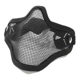 Máscara Proteção Airsoft Tático Meia-face Tela Metálica Ntk