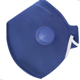 Mascaras Respirador N95 Pff2 Azul C Válvula Anatômica Pintor