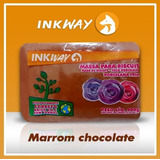 Massa De Biscuit Inkway 900g Cores Cor Marrom Chocolate
