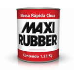 Massa Rápida Cinza Maxi Rubber 1,25 Kg