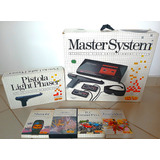 Master System + Pistola + 4 Jogos - Raridade - Funcionando - Todas Caixas Originais