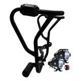Mata Cachorro Bros 150 160 Com Farol Milha Mini Led Todas