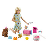 Mattel Brinquedos Mattel Barbie Fiesta Del Cachorro Gxv75 Boneca