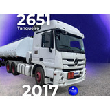 Mb 2651 Actros 6x4 Ano 2017/2017 Tanqueiro Retarder = Fh540 