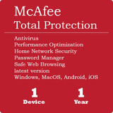 Mcafee Total Protection 2024 1 Year 1 User