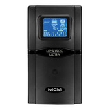 Mcm Ultra Ups1500 1500va Entrada E Saída De 115v Ca Preto