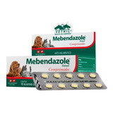 Mebendazole Para Cães/gatos Vetnil Blister C/10 Comprimidos