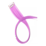 Mecha De Cabelo Colorido Com Clip Aceita Prancha E Babyliss