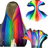 Mechas Tic Tac Colorida 05 Und Fibra Japonesa 55 Cm +brinde