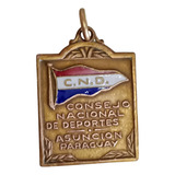 Medalha Antiga Conselho Nacional Desportos Assunção Paraguai