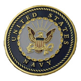 Medalha Navy Brasão Marinha Americana Armadura De Deus