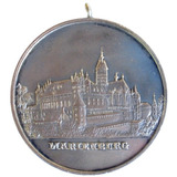Medalha Prata Alemanha 1922 Castelo De Marienburg Com Argola