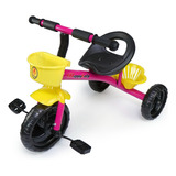 Mega Compras Triciclo Infantil Mc920 Cor Rosa Escuro
