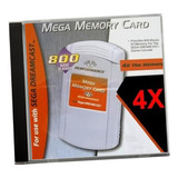 Mega Memory Card 800 Blocks Dreamcast - Loja Campinas-