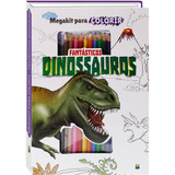 Megakit Para Colorir: Fantásticos Dinossauros, De © Todolivro Ltda.. Editora Todolivro Distribuidora Ltda., Capa Mole Em Português, 2021