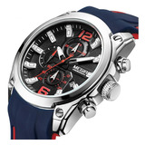 Megir 2063 Men Sport Wrist Watch Azul