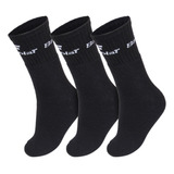 Meia Babolat Cano Médio Pack 3 Unidades Esportiva Tenis
