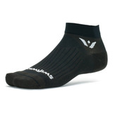 Meia De Compressão Swiftwick Cano Baixo Aspire Preta
