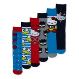 Meia Longa Cbo Garfield Sonic Scooby Doo Kit 02 Pares
