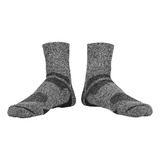 Meia Térmica Trekking Curtlo Duo Cano Médio - Preto Mescla