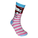 Meias Divertidas Urbans Hello Kitty Patins Crossfit 1 Par