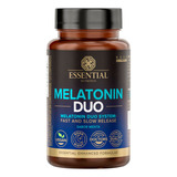 Melatonina Duo 120 Comprimidos Essential Nutrition Sabor Menta