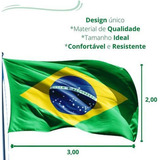 Melhor Bandeira Brasil 3,00x2,00m Tamanho Oficial