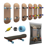 Melhor Skate De Dedo Profissional Infantil Madeira Com Chave