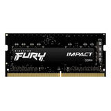 Memória Gamer Fury Impact 16gb Para Notebook Kingston 3200mhz Preto Ddr4