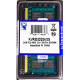 Memória Kingston Ddr2 2gb 533 Mhz Notebook 16 Chips 1.8v 