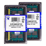 Memória Kingston Ddr3 2gb 1066 Mhz Notebook Kit C/100 Unids