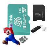Memória Micro Sd De 1 Tb Para Nintendo Switch 4k Tf 100 Mb/s