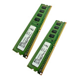 Memória Ram Desktop 4gb (2x2gb) Ddr3 1333mhz Smart Pc3-10600