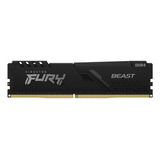 Memória Ram Para Pc Ddr4 3200mhz Cl16 32gb 1x32gb Kingston Fury Beast Kf432c16bb/32 Cor Preto